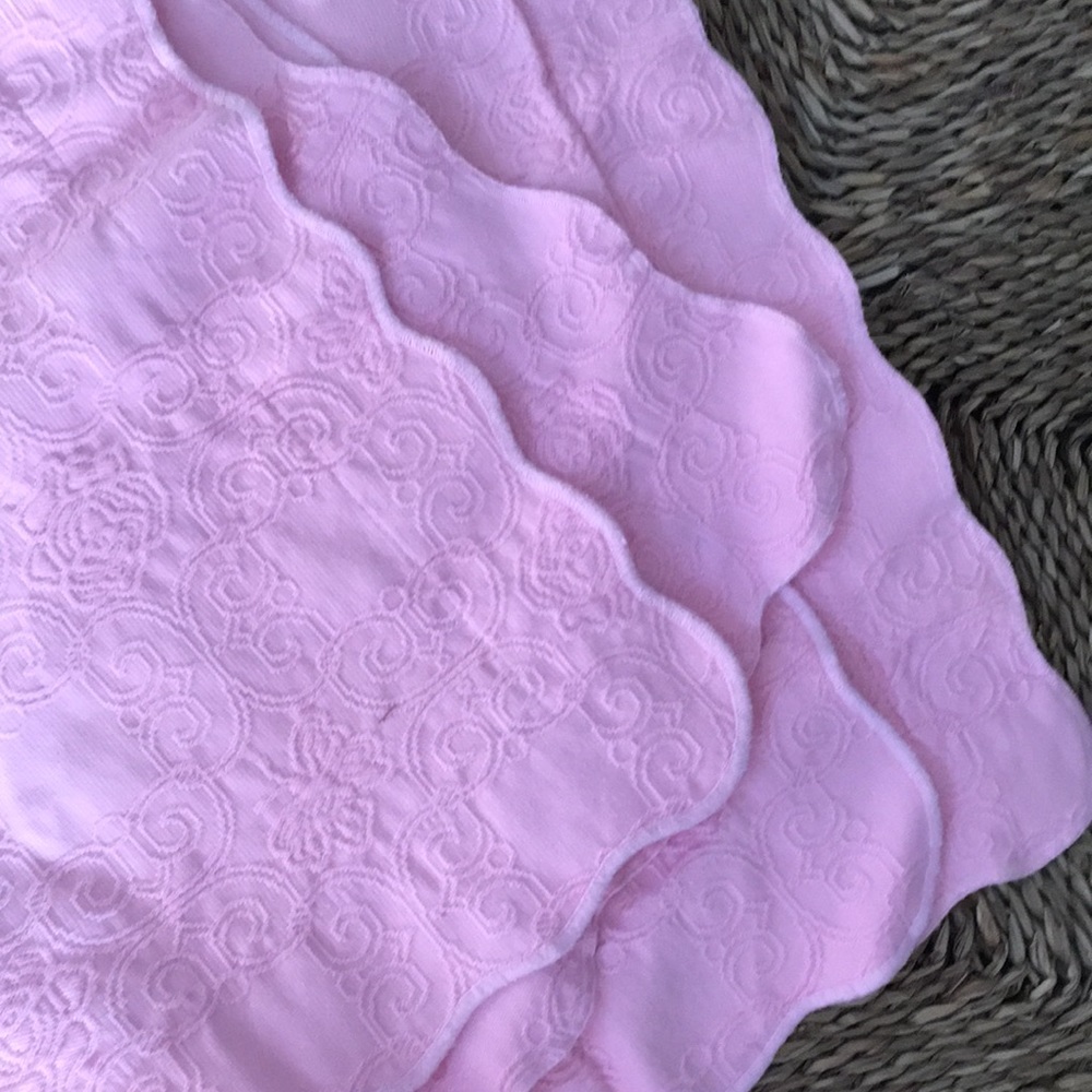 Lilly Pulitzer Sham Pillowcase with Scallop Edge Pink King and Standard Size